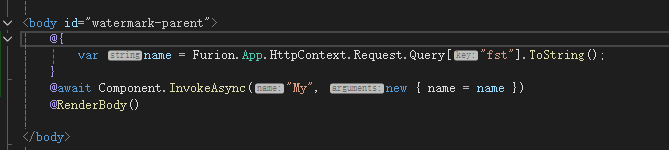 _LayoutAdmin.cshtml 取得url,调用ViewComponent 视图
