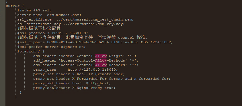 ngix iis 反向代理asp.net core网站跨域问题
